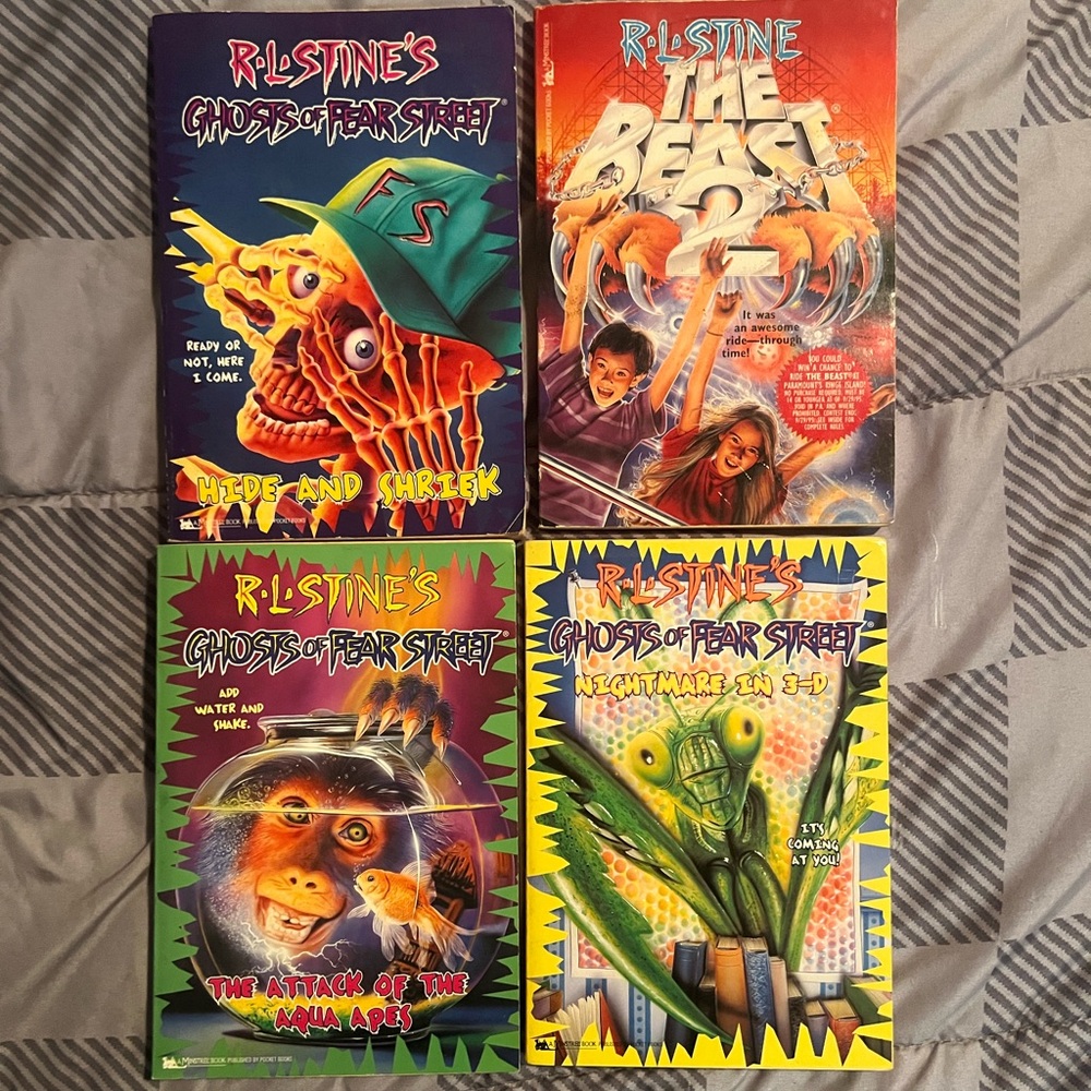 R.L.STINES Goosebumps Books Bundle 1-4